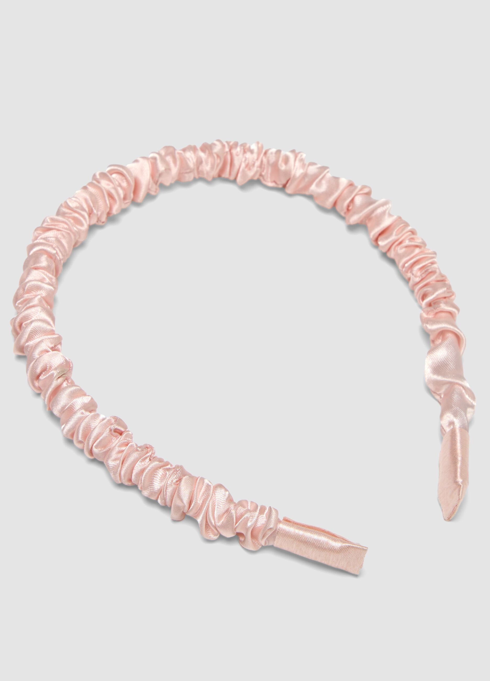 SINCERELY HAIR Pink Satin Headband