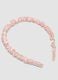 SINCERELY HAIR Pink Satin Headband_1