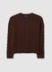 Brown wool blend sweater_4