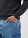 Grey viscose blend jumper regular fit_3
