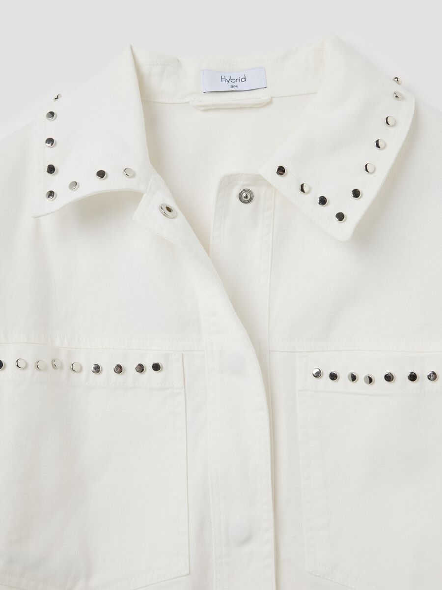 White jacket in cotton with studs_5