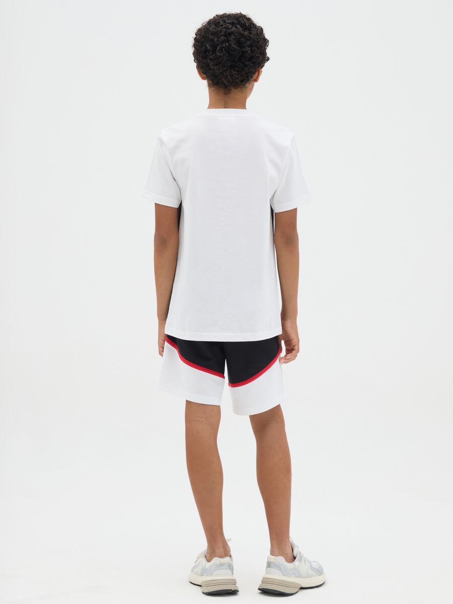 Completo sportivo da ragazzo in puro cotone multicolor regular fit_3