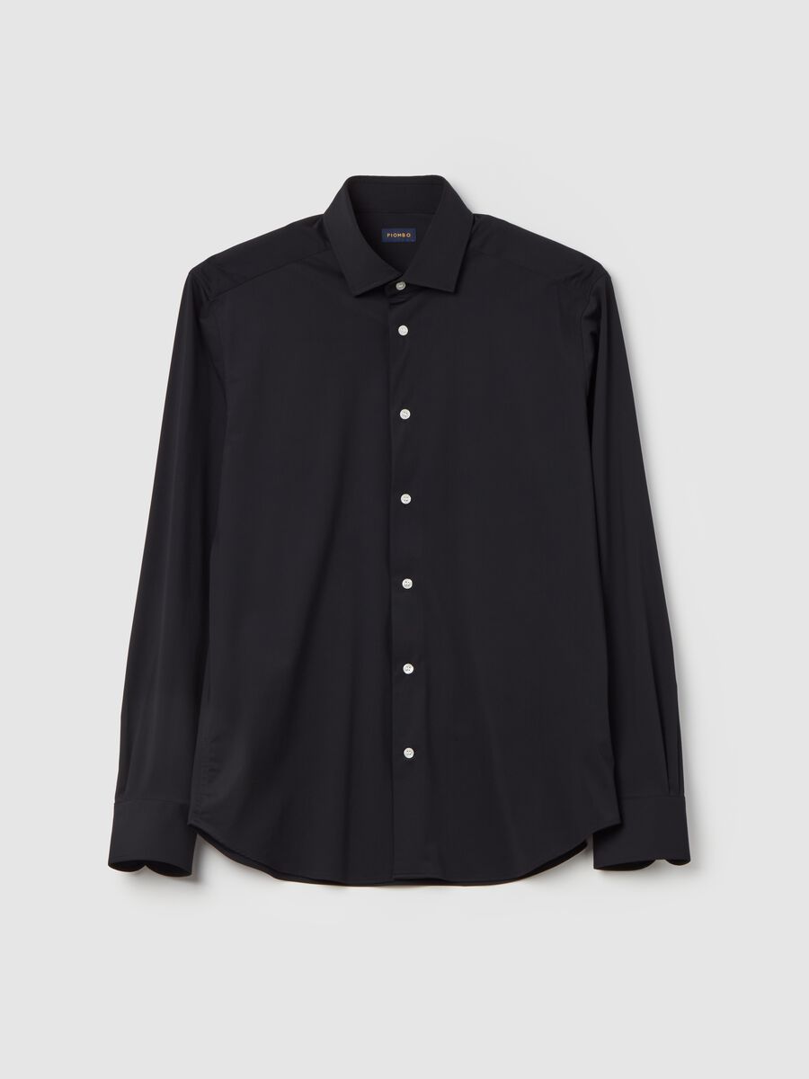 Contemporary easy-iron shirt in technical fabric_4