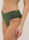 High-waisted green stretch bikini bottoms_3