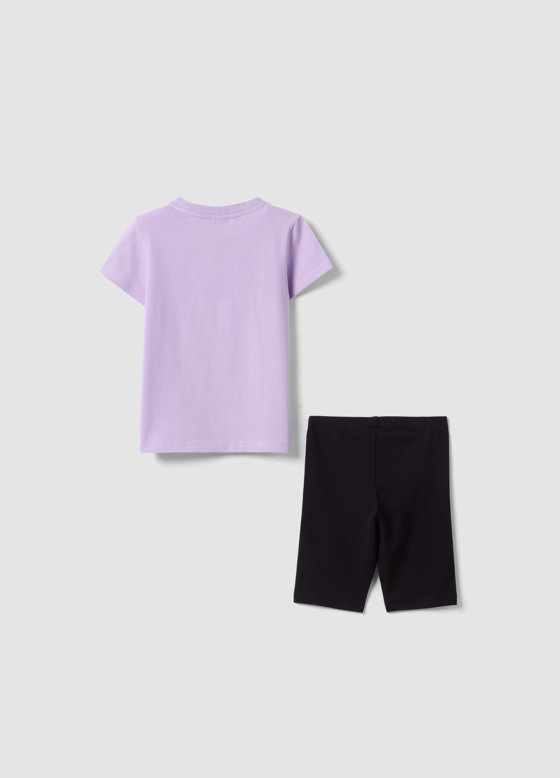 Girls&rsquo; multicolour stretch cotton set