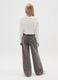 Grey Denim Wide Leg Girls' Trousers_1
