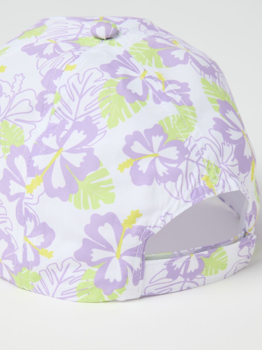 Multicolour Stitch polyester baseball cap_2