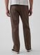 Pantaloni slim fit in misto lino e cotone_2