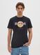 Black pure cotton T-shirt with Hard Rock Cafe print_0