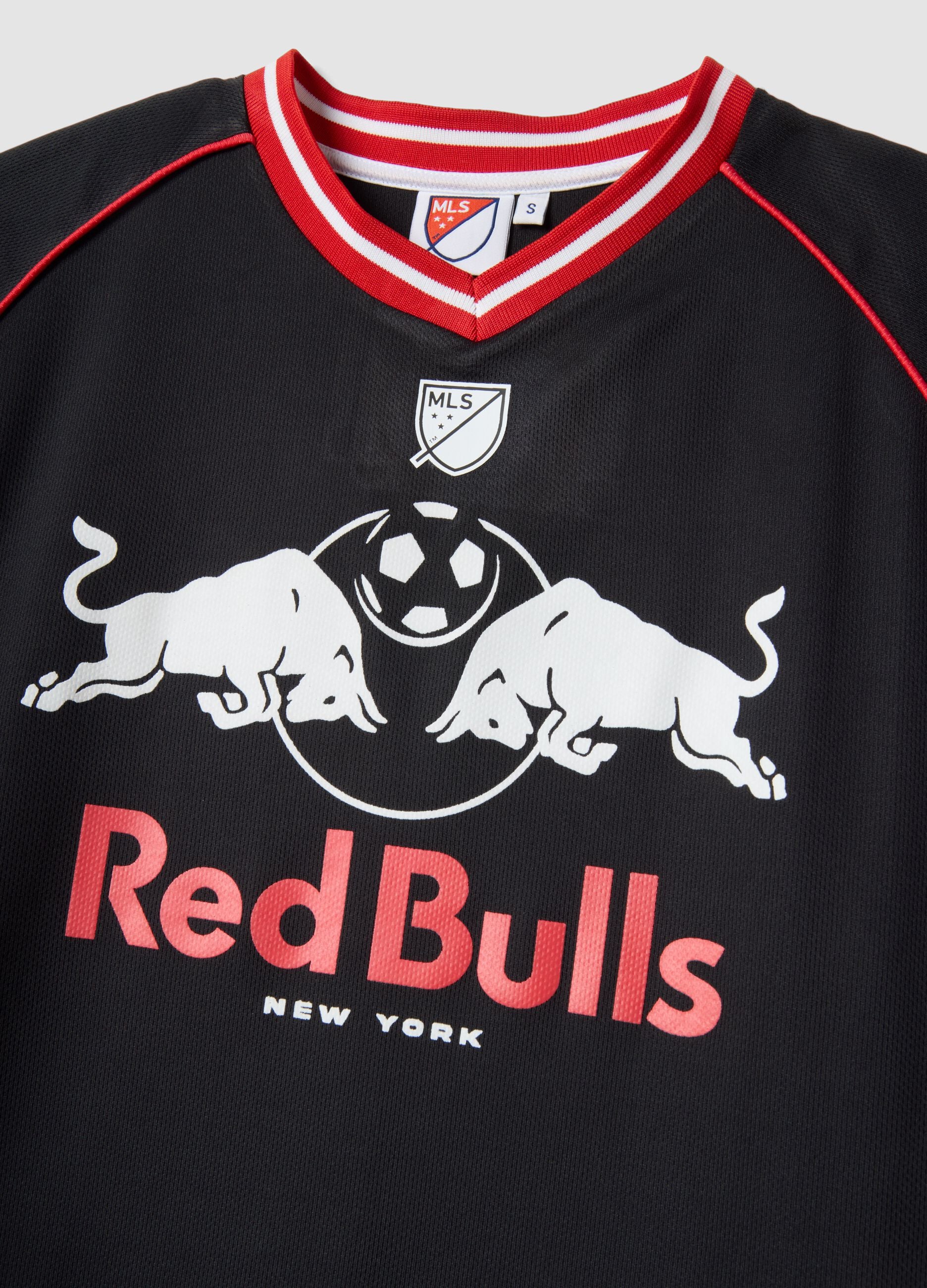Multicolour pure cotton oversized fit Red Bulls T-shirt