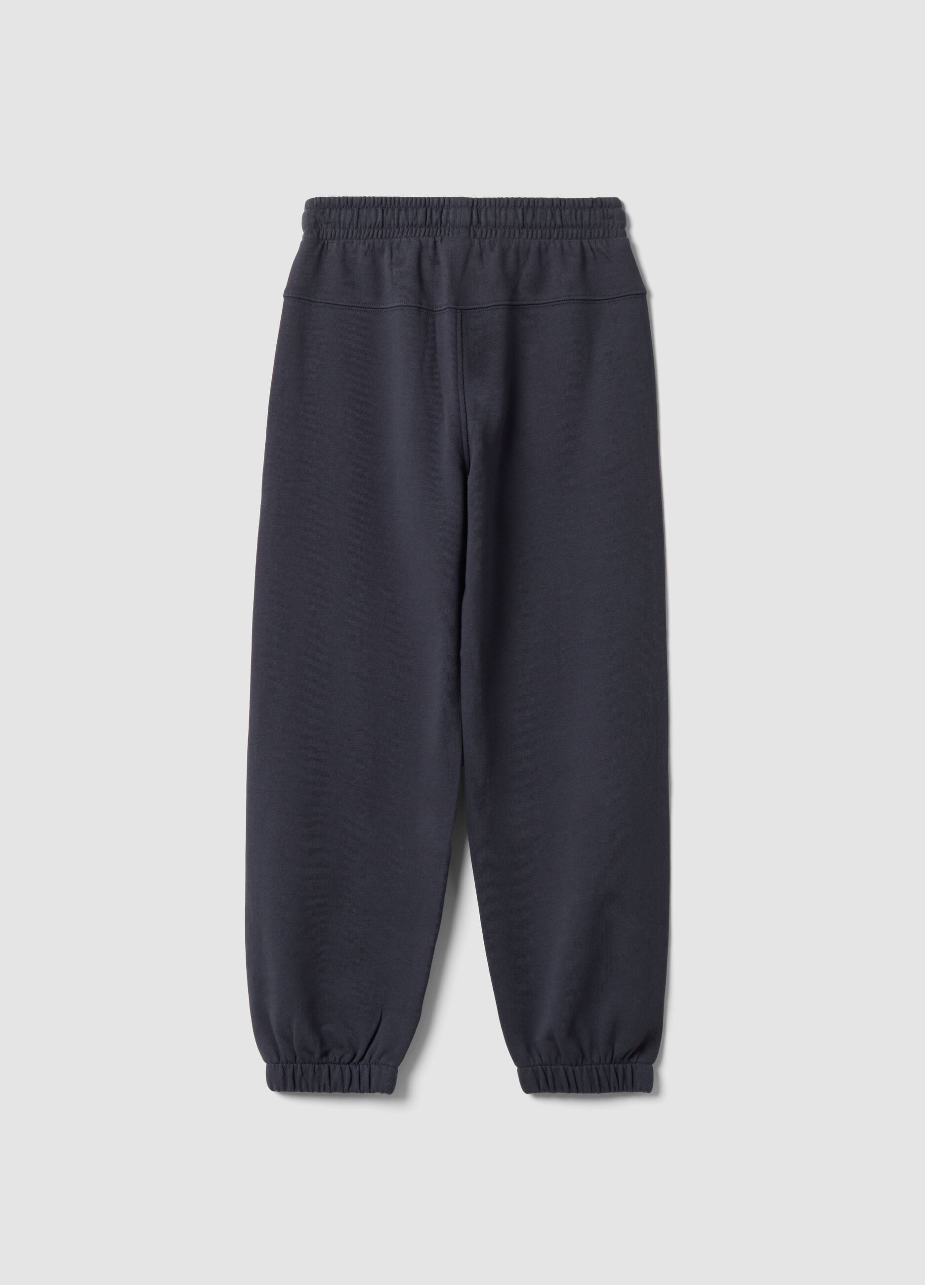 Grey pure cotton joggers