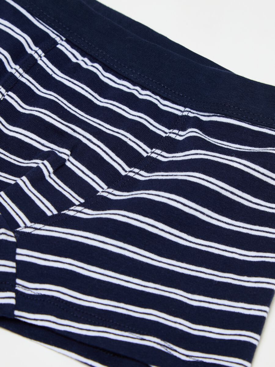 Organic cotton boxer shorts with striped pattern_2