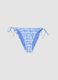 Blue and white stretch bikini bottoms_4