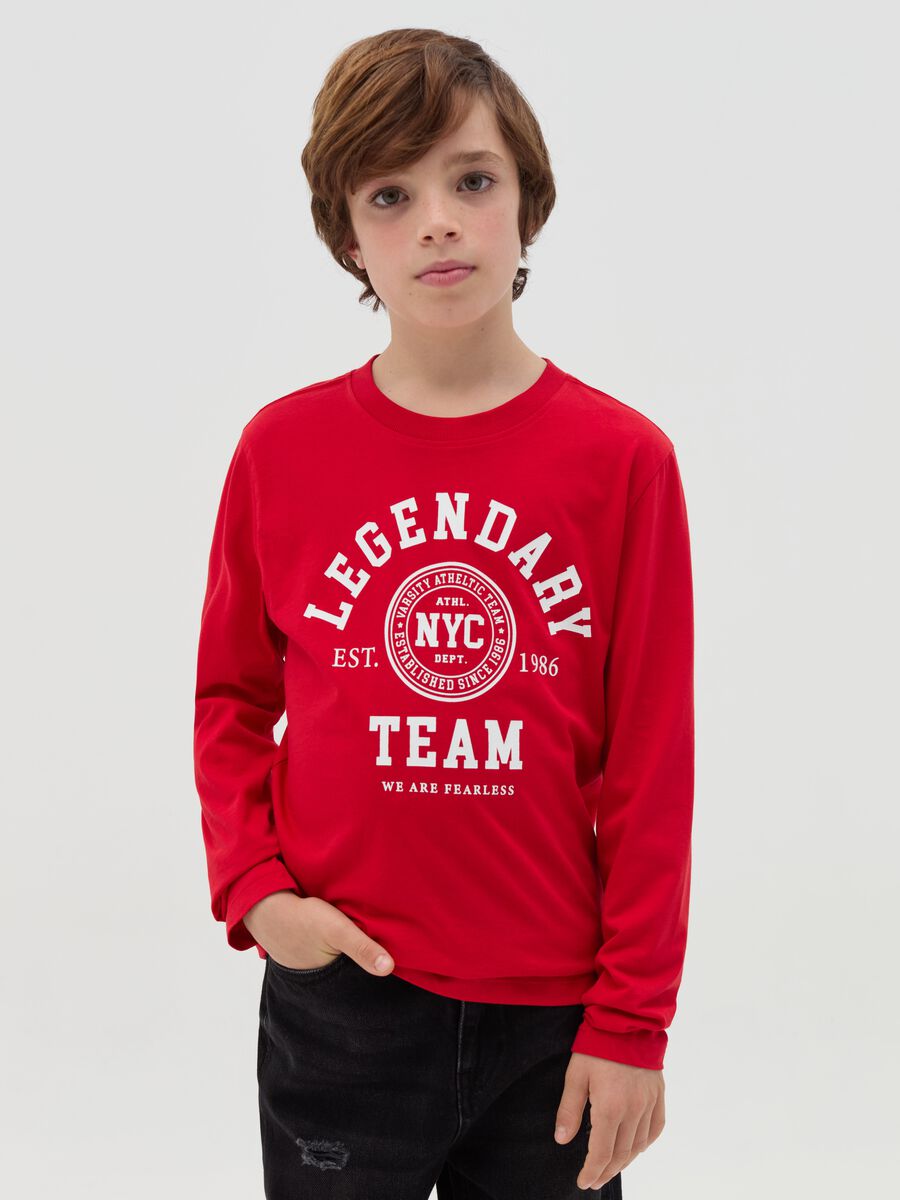 Long-sleeved T-shirt with print_0