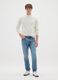 Jeans in puro cotone blu slim fit_0