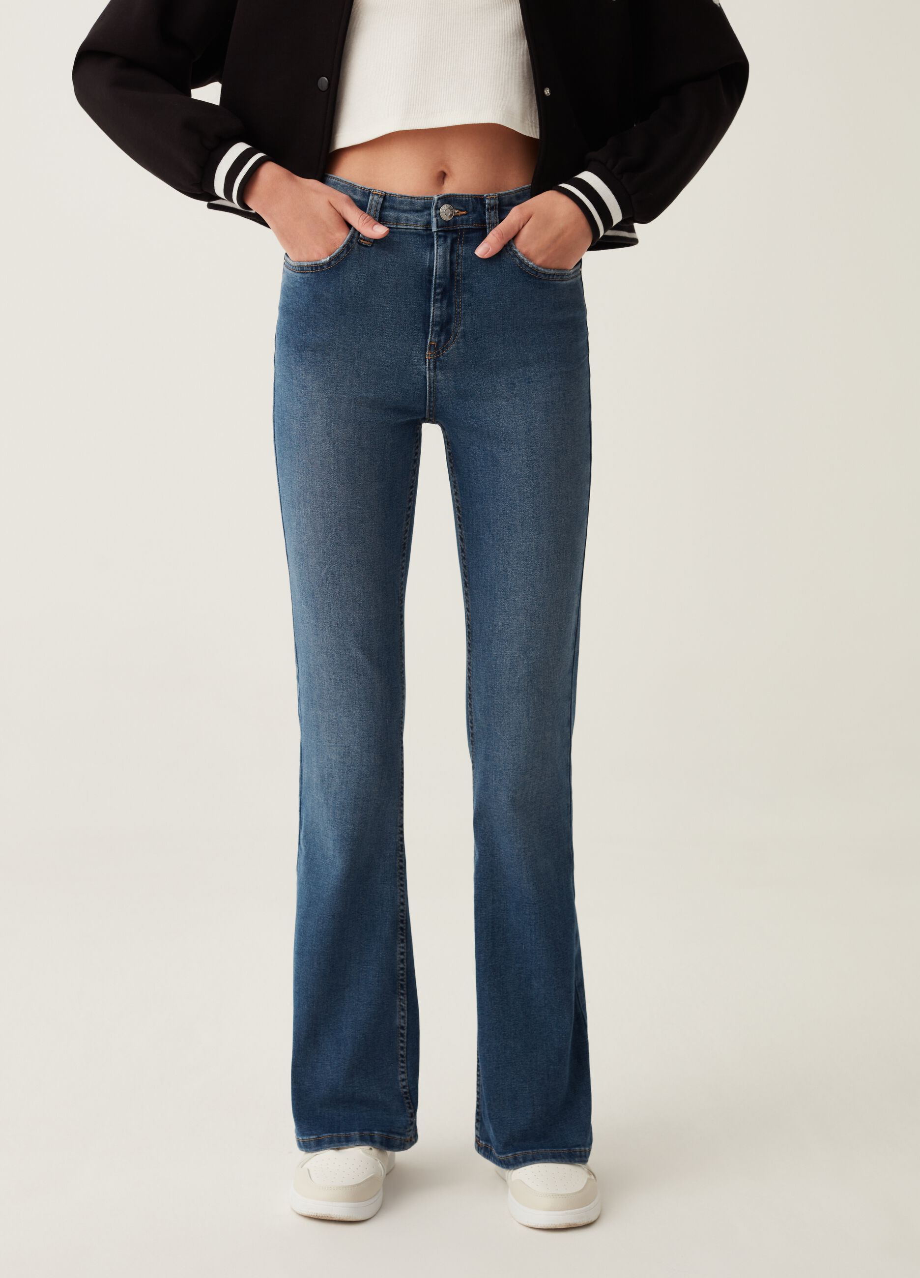 Jeans flare fit stretch_1