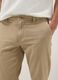 Beige linen and cotton-blend regular-fit chino trousers_3