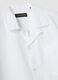 White linen-cotton blend shirt with bowling collar, regular fit_5