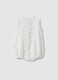Newborn white pure cotton romper with designs_1