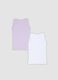 2-pack purple and white organic cotton vests, regular fit_1