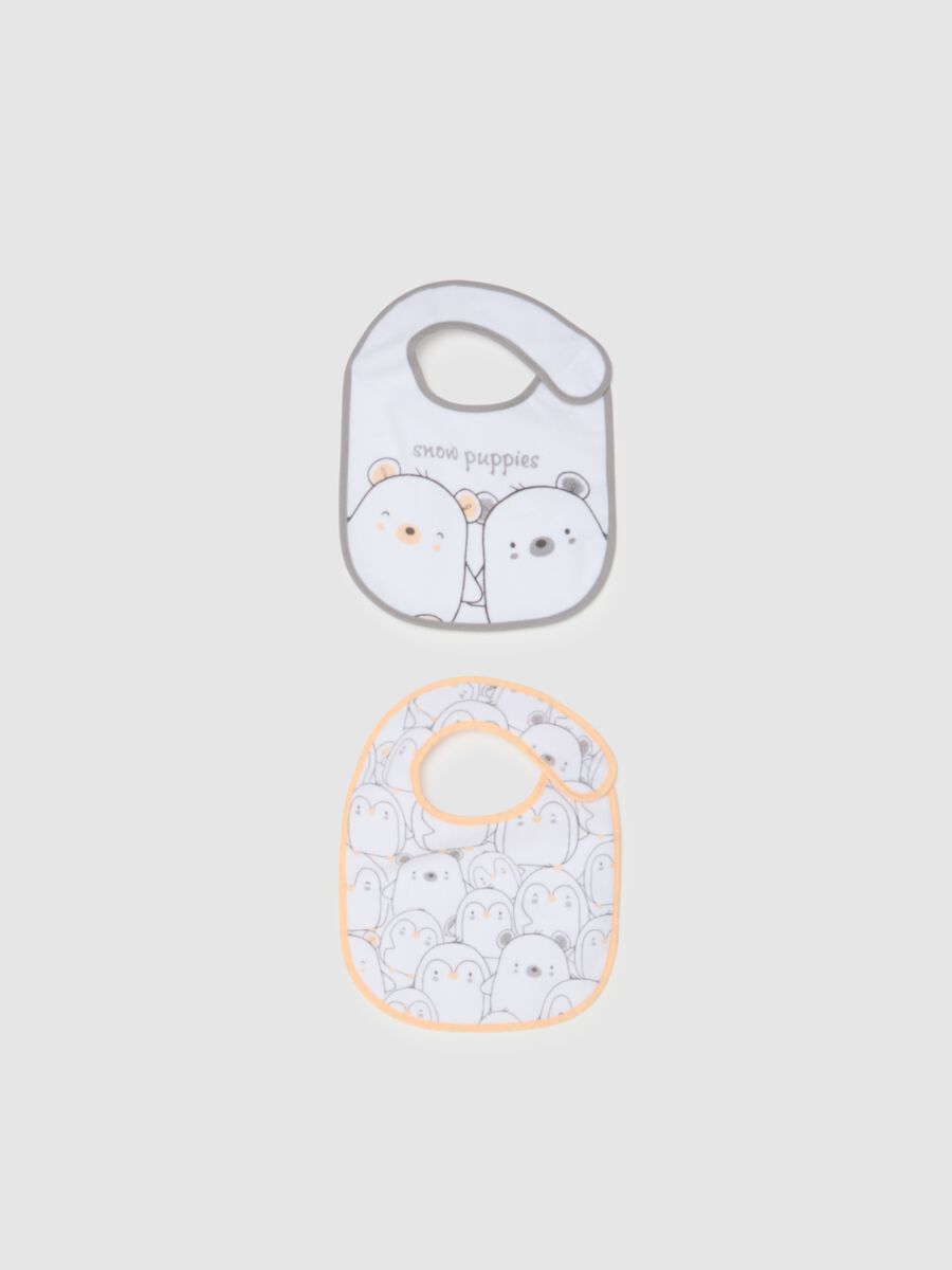 Multicoloured bib in cotton blend_0