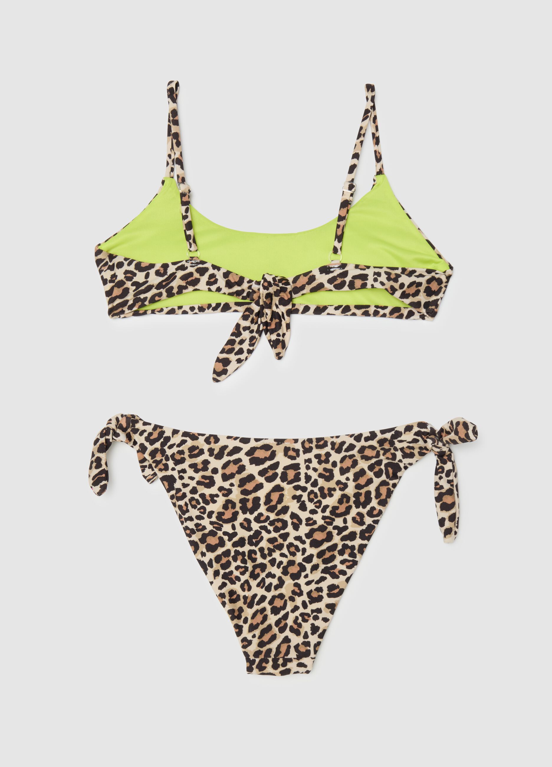 Girls' Stretch Multicolour Bikini