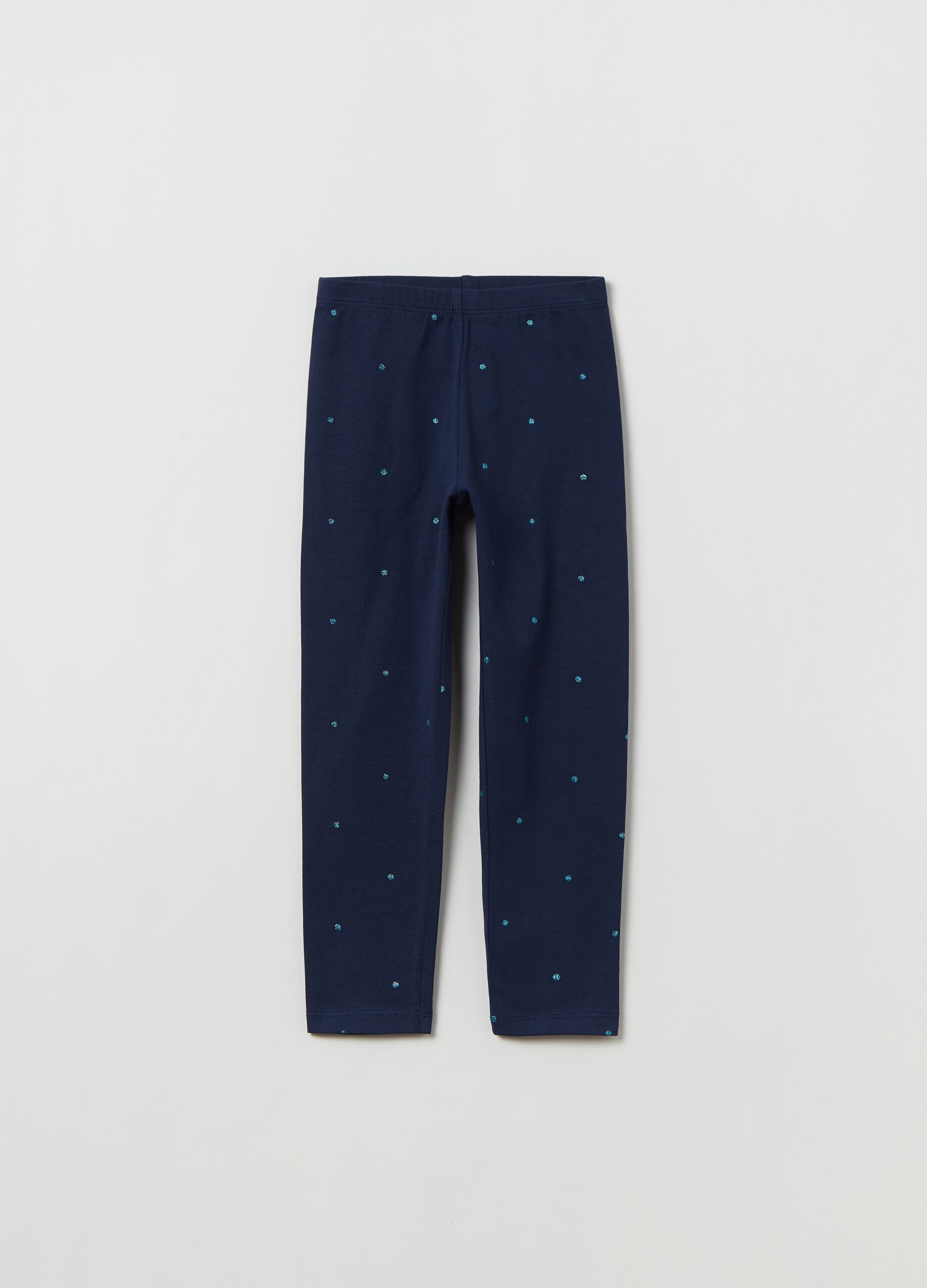 Leggings stretch con stampa