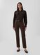 Straight-fit trousers in stretch cotton_0