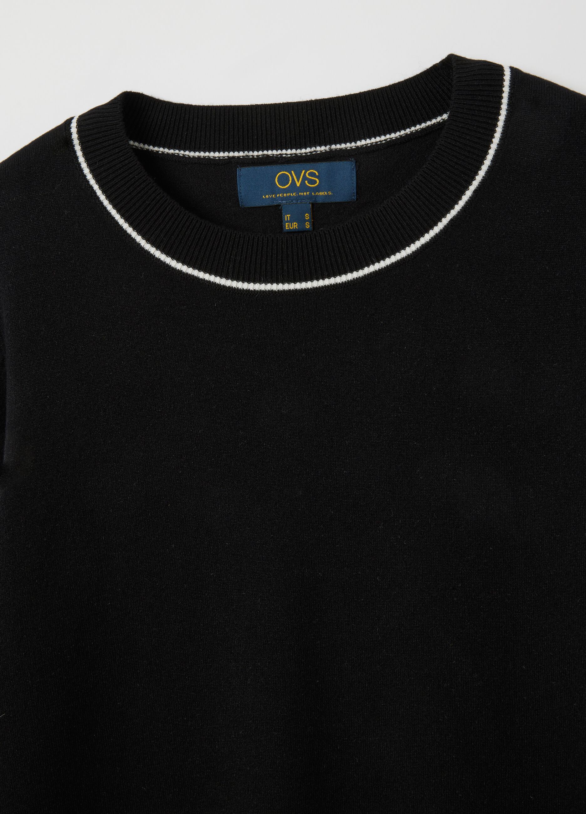 Multicolour Stretch Blend Jumper with Regular Fit