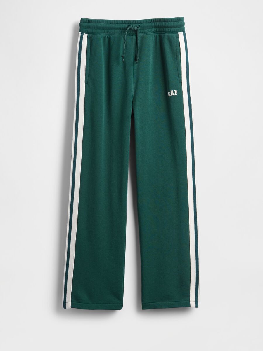 Pantaloni verdi in maglia per bambino_3