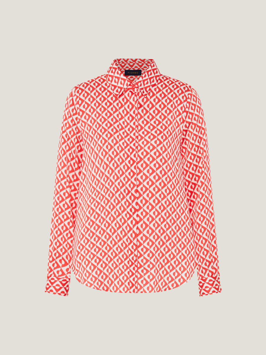 Blusa con stampa optical_5