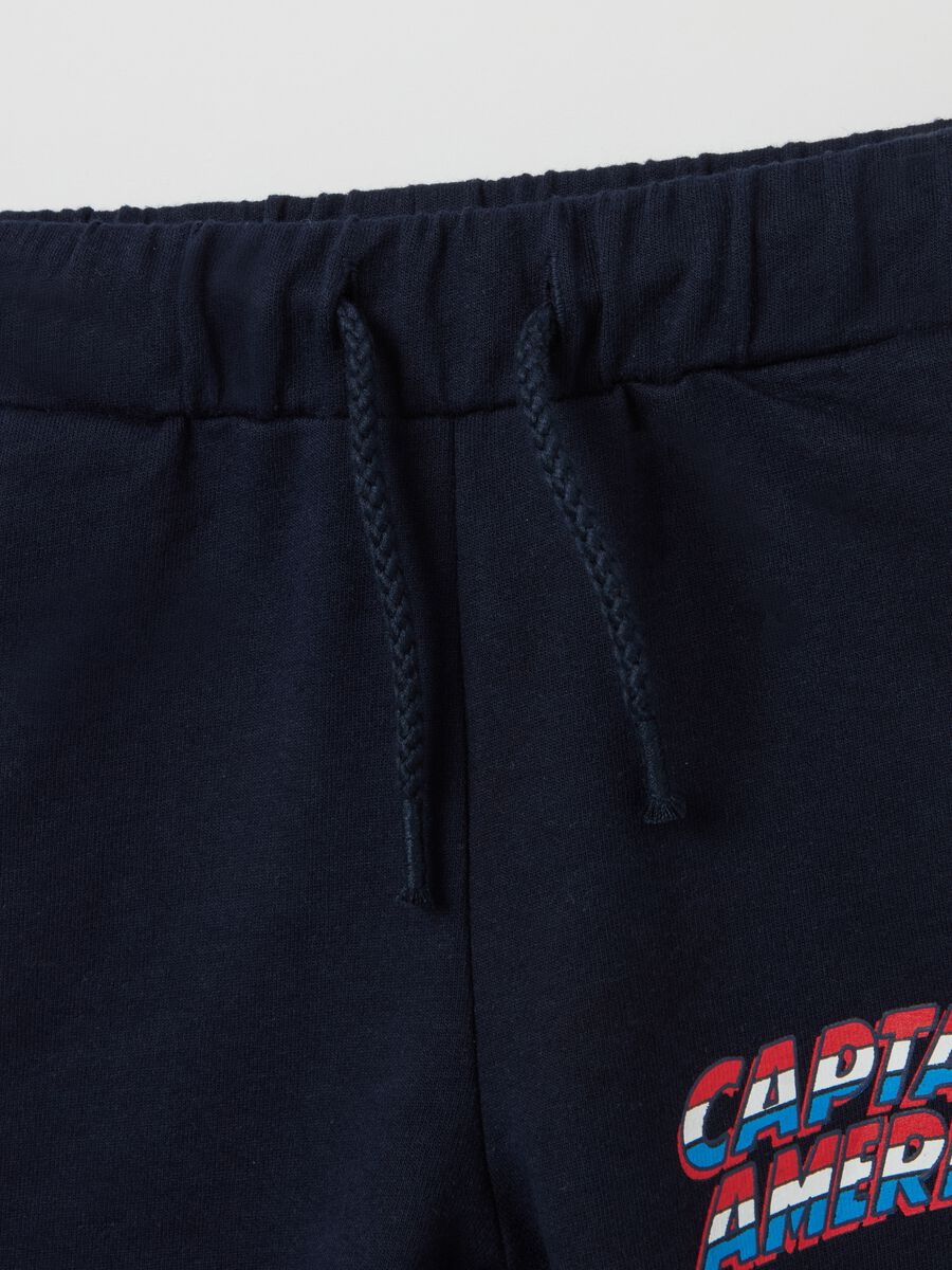 Cotton jogging set with Captain America print_2