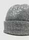 Grey jersey knit hat with sequins_2