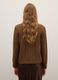 Brown regular fit cable knit jumper_3