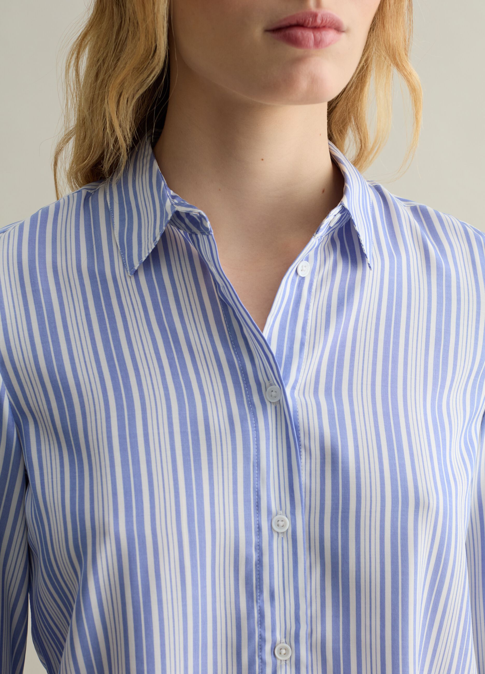 Viscose blend shirt