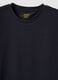 Black organic cotton slim-fit short-sleeve T-shirt_5