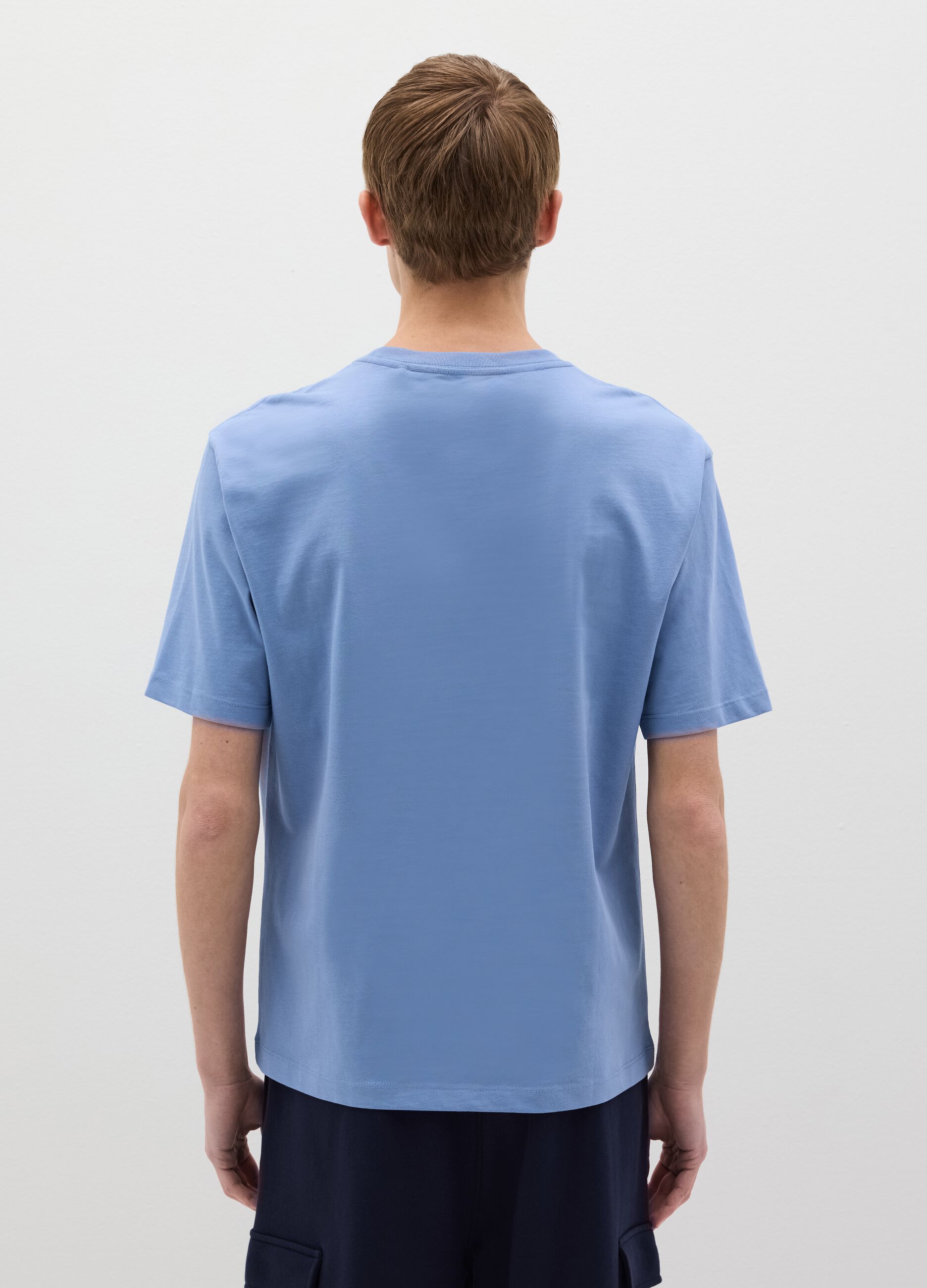 Cotton T-shirt with pocket