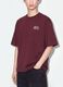 Red cropped pure cotton T-shirt with boxy-fit print_3