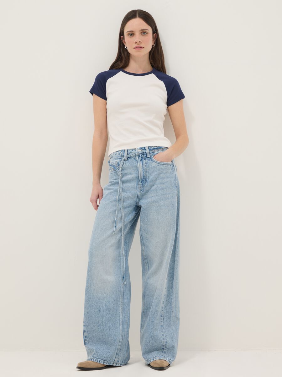 T-shirt in puro cotone multicolor regular fit_2