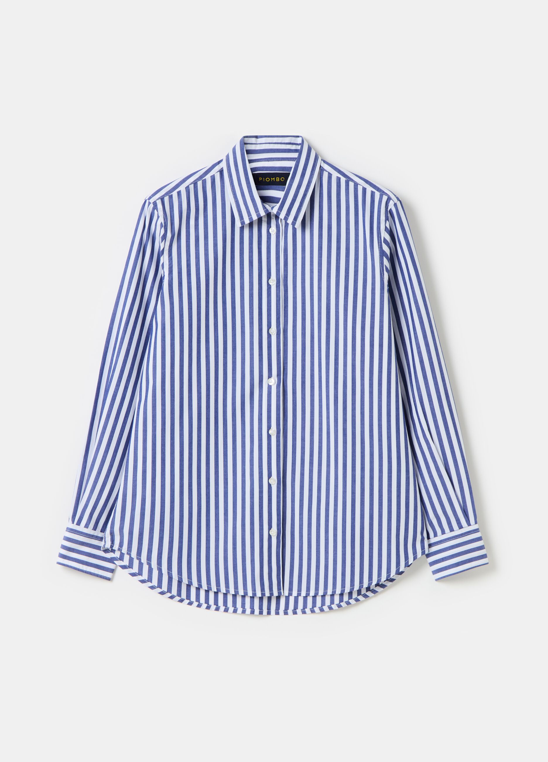 Cotton shirt with regular fit
