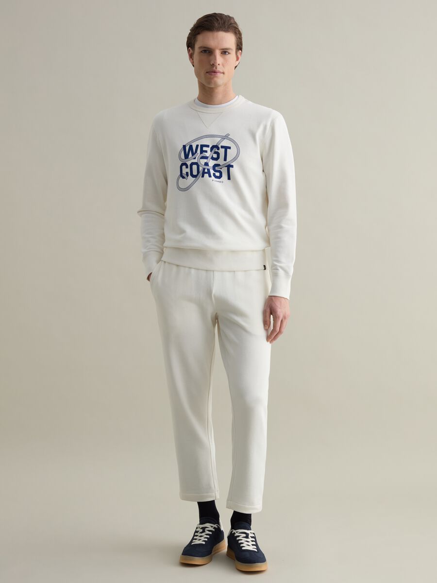 Sweatshirt with round neck and print_1