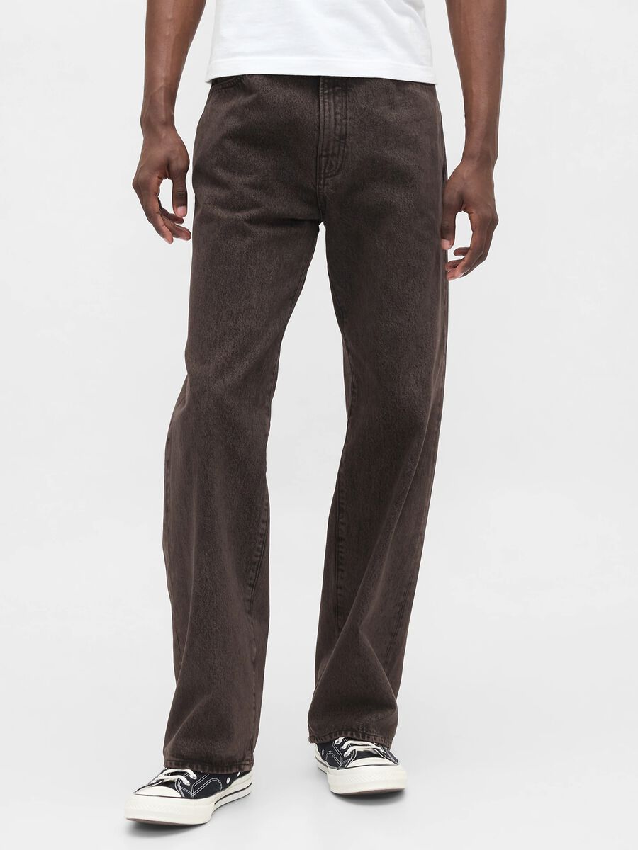Brown Denim Trousers_1