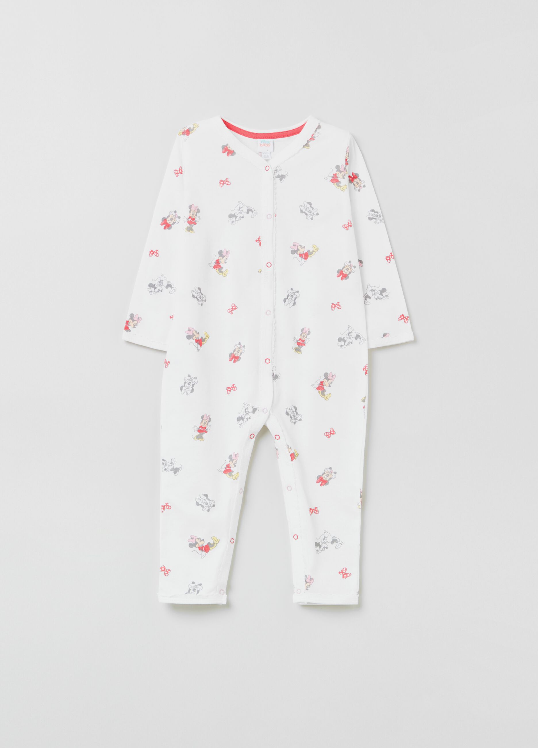 Tutina in cotone con stampa Disney Baby Minnie