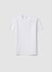 White pure cotton boys&rsquo; T-shirt, regular fit_0