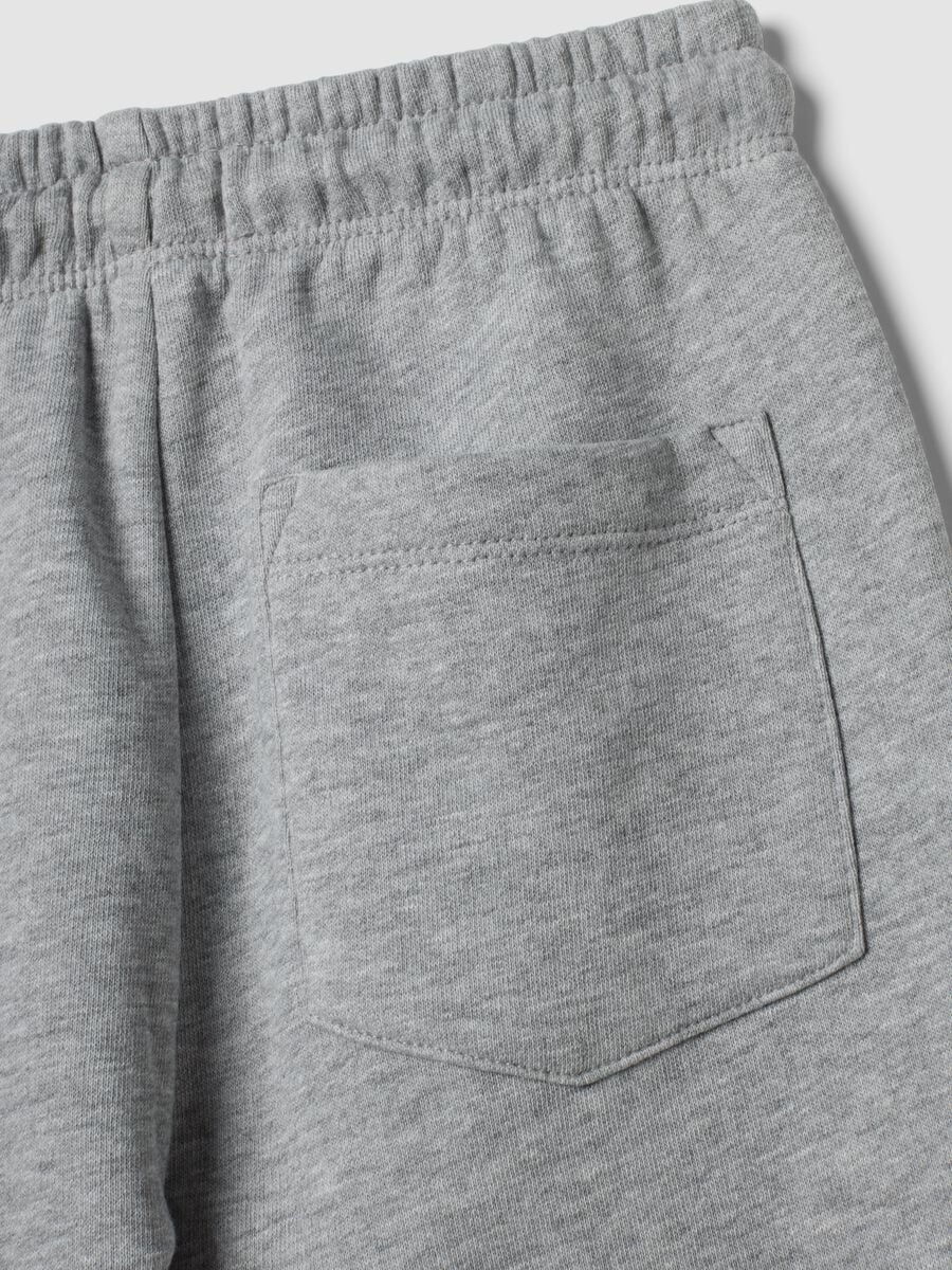 Grey joggers in pure organic cotton_3