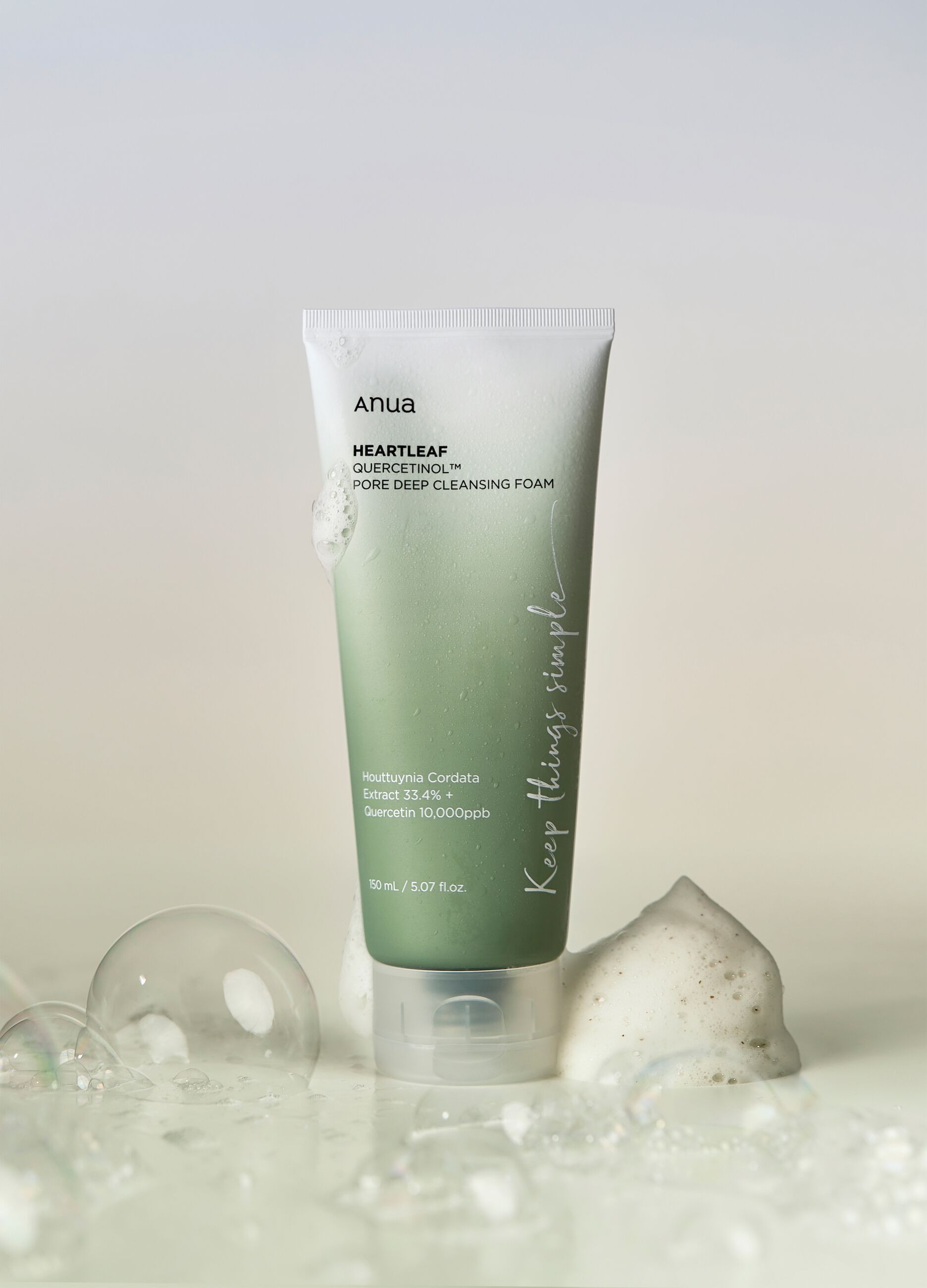 Facial cleansing foam. Gently cleanses and leaves skin fresh - Korean Skincare