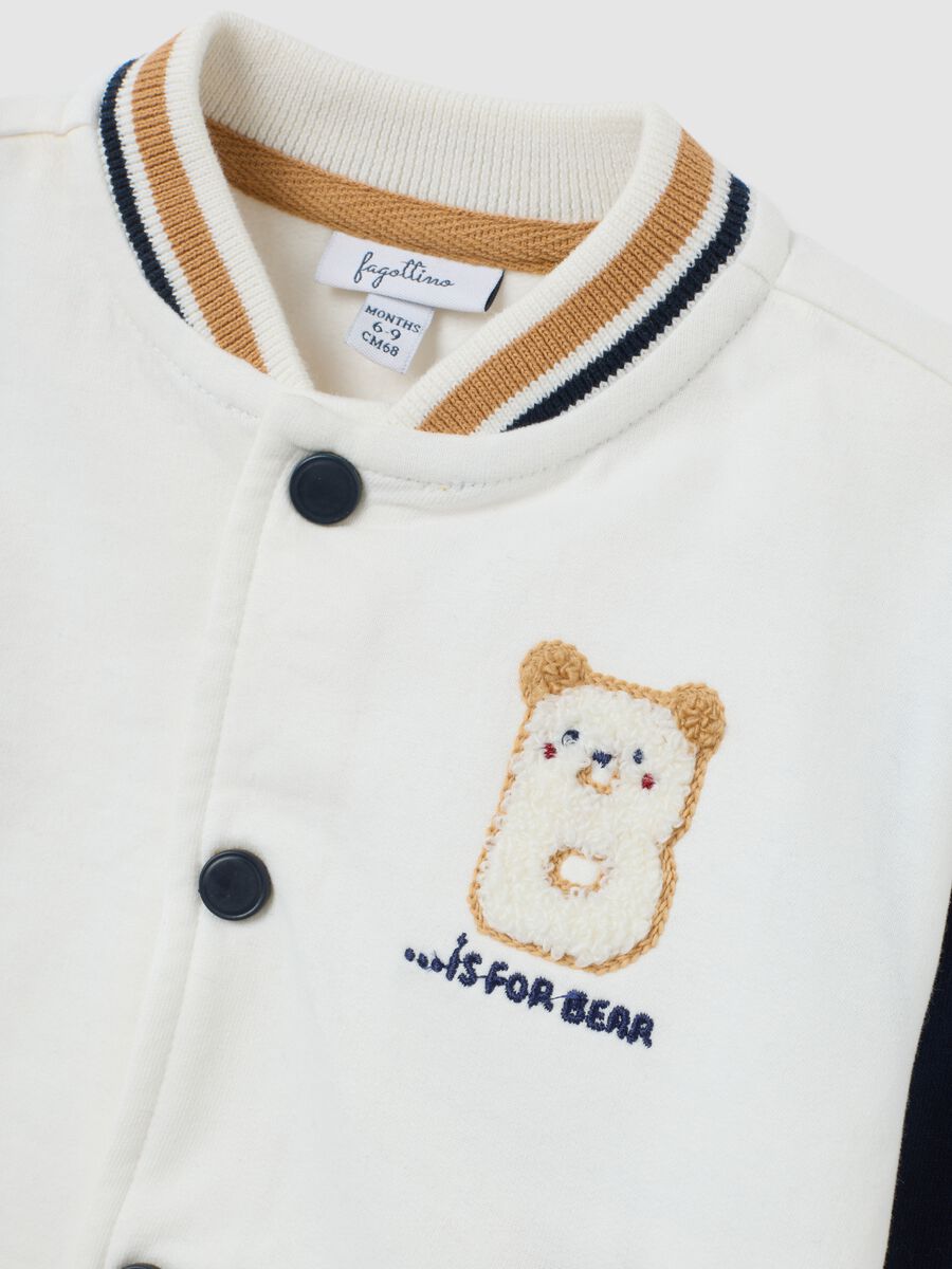 White pure cotton baby sweatshirt regular fit_2