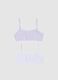 Girl's comfortable multi-colour bra twin pack in stretch cotton_0