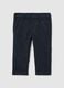 Boys' regular fit blue micro-check trousers_0