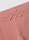 Girls' beige and pink pure cotton top and trousers set_3